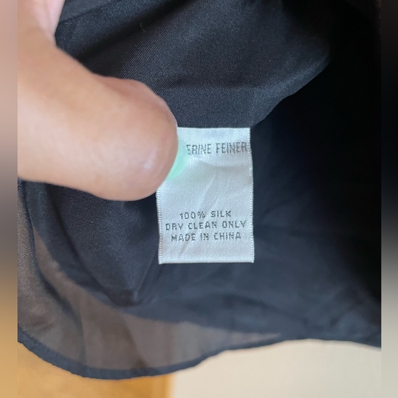 Beautiful 100% silk. Katerine Feiner size 4 sleeveless blouse - Picture 4 of 4